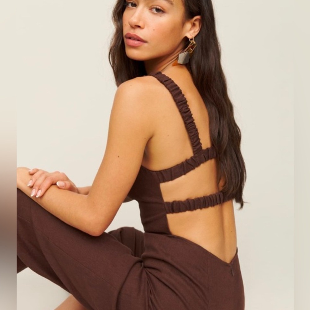 Reformation Harlow Linen Jumpsuit